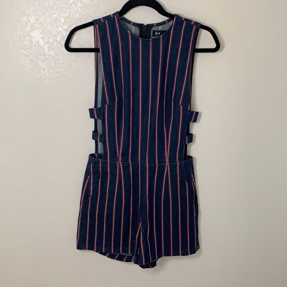 3x1 Tabby Shorts Romper